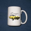 New 15 oz. Yellow 1970 Dodge Dart Swinger mug!