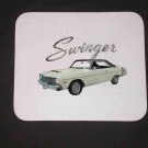 New White 1974 Dodge Dart Swinger Mousepad