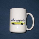 New 15 oz. Yellow 1970 Plymouth  Barracuda mug