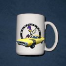 New 15 oz. Yellow 1972 Plymouth Roadrunner mug!
