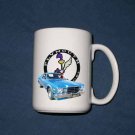 New 15 oz. Blue 1976 Plymouth Roadrunner  mug!