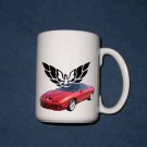 New Huge 15 Oz. Rust 2000 Pontiac Trans AM Mug