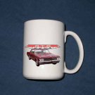 New Huge 15 Oz. Red 1964 Pontiac GTO Mug