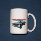 New Huge 15 Oz. Black 1964 Pontiac GTO Mug