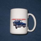 New Huge 15 Oz. Black 1967 Pontiac GTO Mug