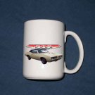 New Huge 15 Oz. Beige 1969 Pontiac GTO Convertible Mug