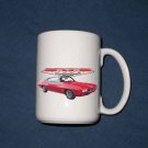 New Huge 15 Oz. Red 1970 Pontiac GTO Mug