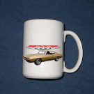 New Huge 15 Oz. Gold 1970 Pontiac GTO Mug