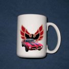 New Huge 15 Oz. Red 1971 Pontiac Formula Firebird Mug