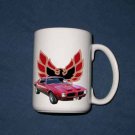 New Huge 15 Oz. Red 1973 Pontiac Formula Firebird Mug