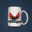 New Huge 15 Oz. Green 1973 Pontiac Formula Firebird Mug