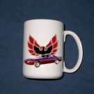 New Huge 15 Oz. Maroon 1973 Pontiac Formula Firebird Mug