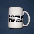 New Huge 15 Oz. White 1978 Pontiac Trans AM w/letters  Mug