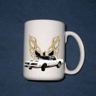 New Huge 15 Oz. White/Gold 1978 Pontiac Formula Firebird Mug
