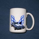 New Huge 15 Oz. Dk. Blue 1981 Pontiac Formula Firebird Mug