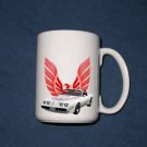 New Huge 15 Oz. White 1981 Pontiac Turbo Trans AM Mug