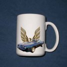 New Huge 15 Oz. Dk. Blue 1981 Pontiac Trans AM Mug