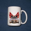 New Huge 15 Oz. Gold 1974 Pontiac Formula Firebird Mug
