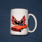New Huge 15 Oz. Red/Orange 1976 Pontiac Trans AM Mug