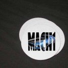 New Blue 1969 Ford Mustang Mach 1 w/letters Soft Coaster set!!