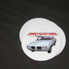 New White 1970 Pontiac GTO Soft Coaster set!!
