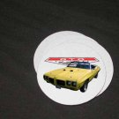 New Yellow 1970 Pontiac GTO Soft Coaster set!!