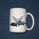 New 15 oz. Green 1991 Pontiac Formula Firebird mug