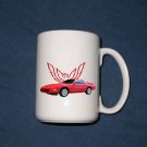 New 15 oz. Red 1991 Pontiac Formula Firebird mug