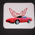 New 1991 Red Pontiac Formula Firebird Mousepad!