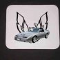 New 1989 Silver Pontiac Trans AM GTA Mousepad!