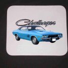 New Blue 1973 Dodge Challenger Mousepad!!