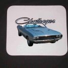 New Blue 1972 Dodge Challenger Convertible Mousepad!!