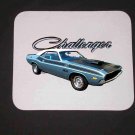 New Blue 1970 Dodge Challenger T/A Mousepad!!