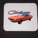 New Orange 1971 Dodge Challenger RT Mousepad!!