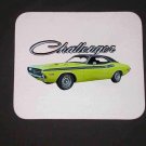 New Lime 1971 Dodge Challenger RT Mousepad!!