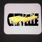 New Yellow 1966 Chevy Chevelle w/ letters Mousepad!