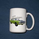 New 15 oz. Lime 1970 Dodge Dart Swinger mug!