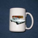 New 15 oz. 1967 White  Olds  Cutlass 442 mug