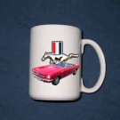 New 15 oz 1965 Ford Mustang Convertible mug