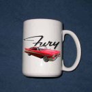New 15 oz. 1958 Plymouth Fury mug!