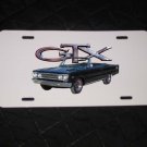 NEW 1967 Plymouth GTX  License Plate FREE SHIPPING!