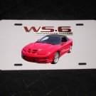 NEW 2001 Pontiac Trans AM WS6 convertible License Plate FREE SHIPPING! NEW 2001 Pontiac Trans AM WS6 convertible License Plate FREE SHIPPING!