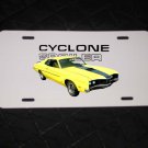 NEW 1970 Yellow Mercury Cyclone Spoiler License Plate FREE SHIPPING! NEW 1970 Yellow Mercury Cyclone Spoiler License Plate FREE SHIPPING!