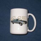 New 15 oz. 1987 Silver  Olds  Cutlass 442 mug