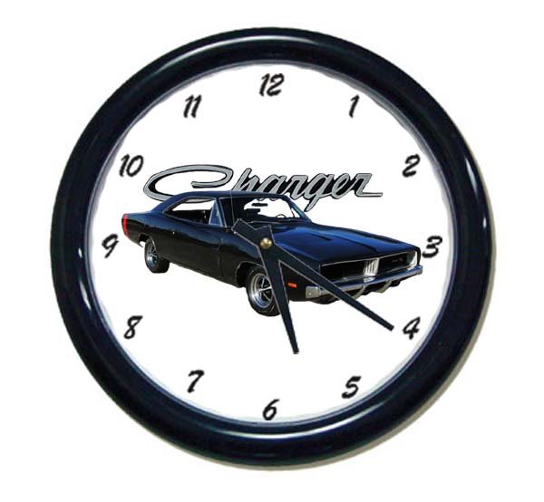 New 1969 Dodge Charger Wall Clock
