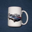 New Huge 15 Oz. Black 1973 Pontiac Grand Am  Mug