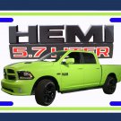 NEW 2017 Dodge Lime Hemi Ram 1500 License Plate FREE SHIPPING! NEW 2017 Dodge Lime Hemi Ram 1500 License Plate FREE SHIPPING!