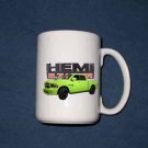 New 15 oz. 2017 Lime Dodge Ram Hemi 1500 mug