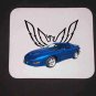 New 1996 Pontiac Trans AM Eagle LOGO Mousepad!