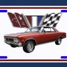 NEW 1966 Chevy Chevelle License Plate FREE SHIPPING!
